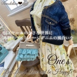 ¥2,580  児島デニムブルゾンと春のワンピースセット　　　　　　　　　　　　　　　　　　　　　　　　　　　　　　　　　　　　　　　　　　　　　　　　　　　　　22cmドール服　