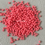 Matt pink〔約600個〕ガラスシードビーズ3mm