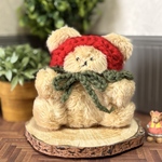 おまめくまちゃん　いちご2　ぬいぐるみ