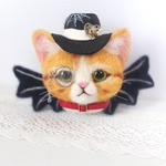 スチームファンタジー猫　茶☆羊毛
