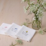 hokuou-お名前ししゅうハンドタオル-オーガニックコットン