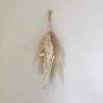 【再販】花綴 定番｜パンパスグラスのホワイトスワッグ（約50×20cm）