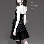 668 art collage box 人物ステッカー