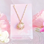 コラボ作品『巻き玉フルリエ《初桜》ネックレス②』