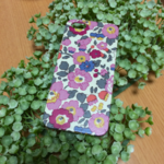 No.12 受注製作　リバティ ベッツィーのiPhoneケース 薄ピンク