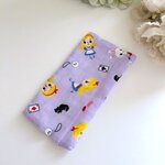 1女の子の小さなポッケに*８重ガーゼハンカチ*不思議の国のアリス柄*うさぎ*黒猫*ラベンダードット*入園入園*移動ポケット