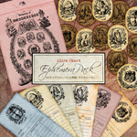 不思議の国のアリス・チャート柄Ephemera Pack(ノーカット･コラージュシート) d704
