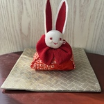 ディスプレイ用の敷き物　袋帯リメイク