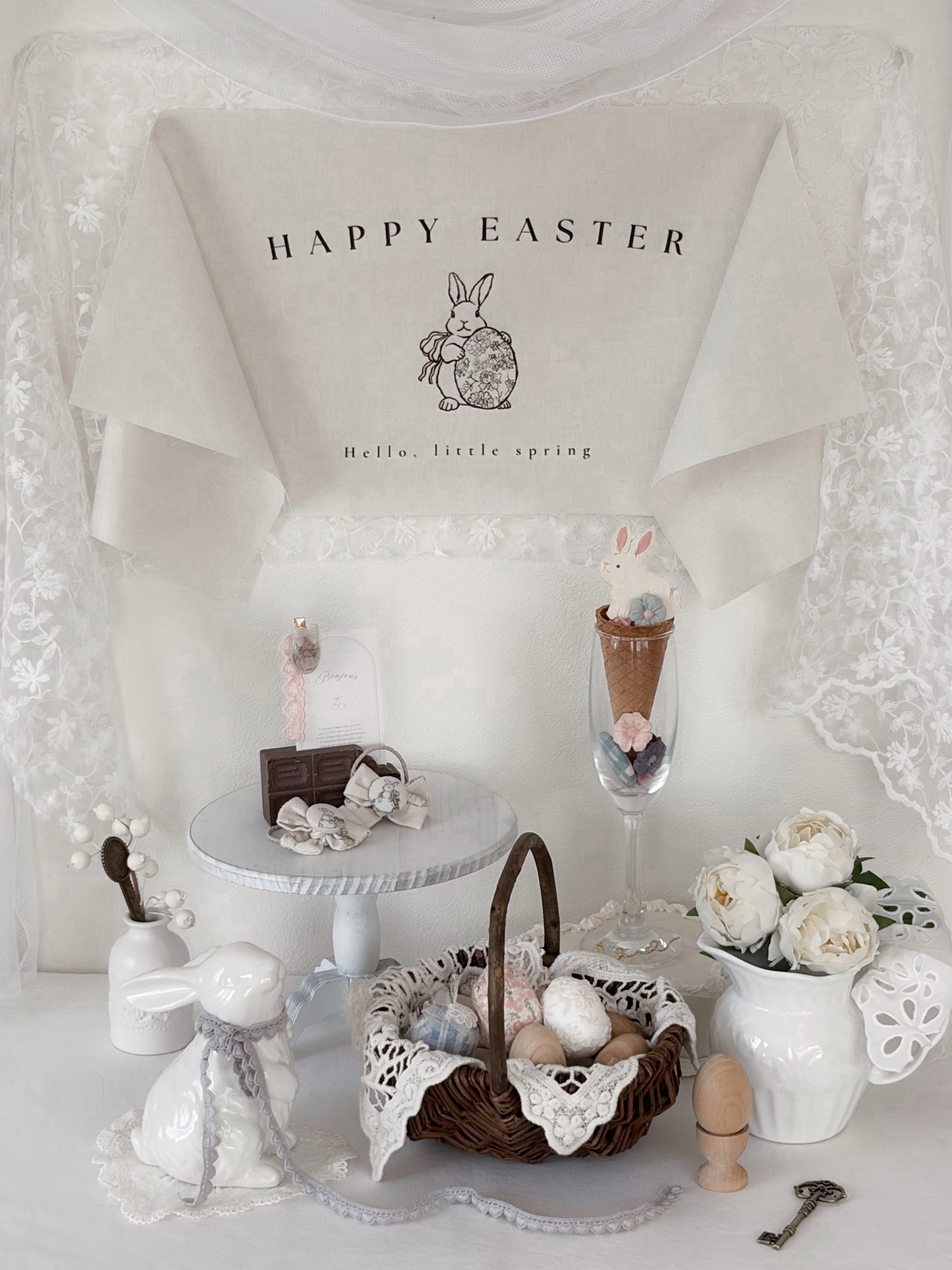 Easter tapestry 【 spring bunny 】 イースター イースター