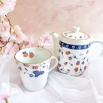 ガーデンtea time・小鳥たちとアフタヌーンティー　カップ&ソーサー