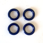 Vintage Navy Blue Ring Beads 《6194》