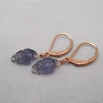 トルマリンフレンチフックピアス14Kgf 菫