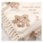 🧸knmasan baby blanket🧸新生児🧸おくるみブランケット🧸ガーゼブランケット🧸おくるみ🧸ベビープレゼント🧸ヘアークリッププレゼント中