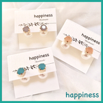【再販/新色追加】2way＊お得なオプション付き＊大粒ビジューとパールキャッチの華やかピアス