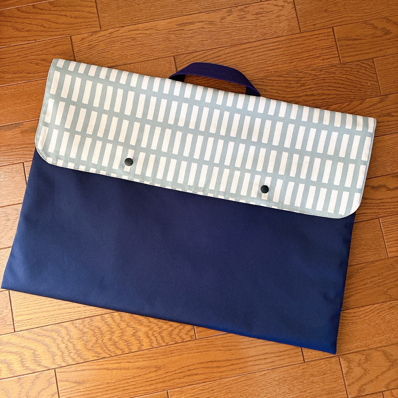 アフリカ布＊コインスルー 財布＊ブルー - stay sweet | minne byGMO