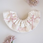 お名前入り romantic flower bib