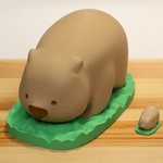 でっかいウォンバットのフィギュア【3Dプリント製】