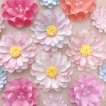 桜柄 ペーパーフラワー 春 ピンク 壁面飾り 折り紙 