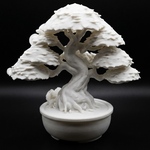 送料込み　【未塗装】白から始まる、私だけの盆栽。 - 3D Printed Bonsai "PINE"