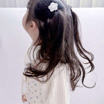 【１個】お花のシャカシャカヘアゴム♡ヘアピン♡発表会♡運動会