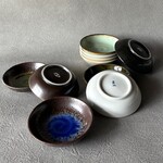 和食器 小皿 10cm｜副菜・醤油皿に 深丸小皿 選べる10色