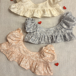 ラボット服　ぽわん袖ワンピース　ピンク