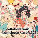 【A6 sticker】©︎unichoco×arpn.325｜collaboration