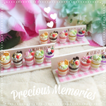 ミニチュア★フルーツグラスパフェset★ハンドメイド