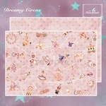 -pink-Dreamy Circusデザインペーパー【No.e81】