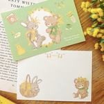ミモザのポストカード🌼*･