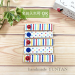 再販☆【ネームタグ】カラフル  ストライプ＆星 にこスナップ 5個SET 入学準備品♪