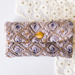インド刺繍3way！お薬ポーチ　カードケース　ミニ財布になるポーチ