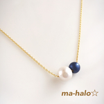 ネイビー＋ホワイト cottonpearl