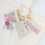 3A6  カラビナ付き　3個セット　インド刺繍リボン