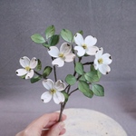 布花   飾って楽しむ布花　ハナミズキ　1900