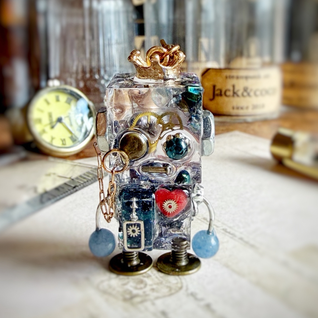 アンティークな電話 スチームパンク バッグチャーム - Jack&coco's