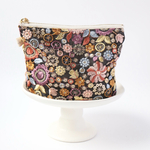 マチ付き　14cmファスナー　インド刺繍生地 