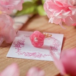 ［glass gummi］レトロフラワー ring mini