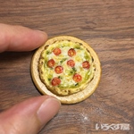 受注製作:ミニチュア【ジェノベーゼピザ】（観賞用）
