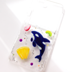 シャチとクリアサイダーなiPhoneケース(iPhone６用)