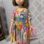 初代リカちゃん rurukoサイズの服　　ワンピ