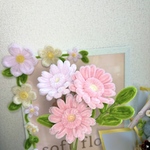 ガーベラの花束 本数オーダー可｜モールフラワー本数別花言葉付き／ラッピング込／枯れないお花