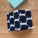 mina perhonen run run run ブックカバー 文庫本 A6 ミナペルホネン の 刺繍生地