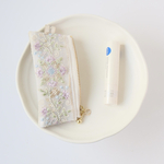 細長ポーチ10cm×縦約4.5cm インド刺繍リボン