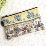 【受注制作♪】＊リバティ　Victorian Trip　フラットポーチ＊