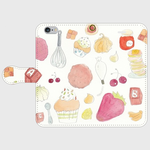 スマホケース 「お菓子作り」おしごと柄シリーズ