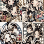 【３月受注販売品】SWEET GIRL RETROY AI 4CS　コラージュシート