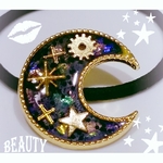 🌃夜空の星🌃のヘアゴム　レジン　