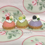 3種のプチフールマグネット♪（フェイクスイーツ）