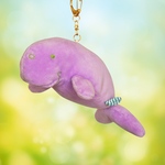 【50%OFF】期間限定BIG SALE🎁 ジュゴンのキーホルダー(ラベンダー🪻)